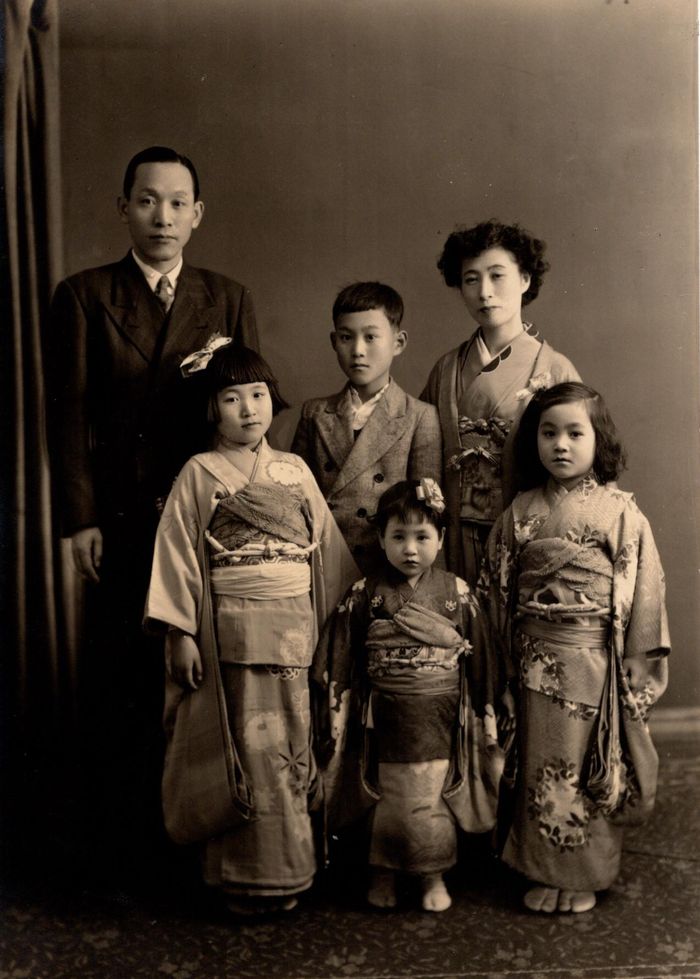 平野龙治与家人